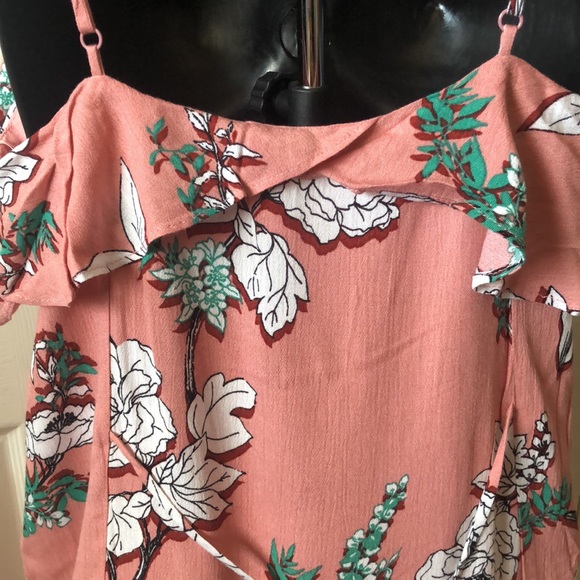 Everly Anthropologie Floral Sun Dress Sz S - Picture 5 of 10